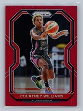 2021 Panini Prizm WNBA #6 Courtney Williams Prizms Red #/299