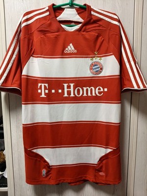 Gr. L Bayern München München 2008-2009 Home Fußball Shirt Trikot