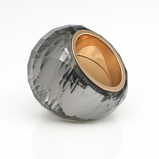 Swarovski Nirvana Cocktail Ring, weiß klar Kristall grau Größe 52 / S 5474356