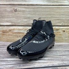 Mens Sz 10 Under Armour UA Highlight 2 MC Knit Football Cleats Black 3027304-001