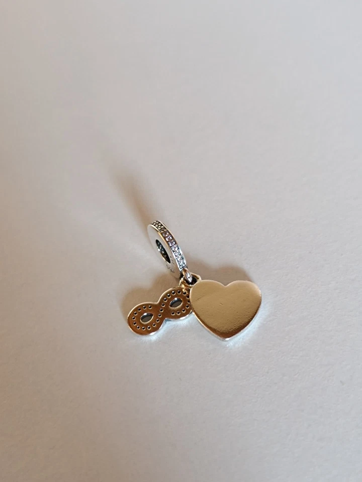 Pandora Forever Friends Heart Dangle Charm (791948CZ) - Bild 4 von 4