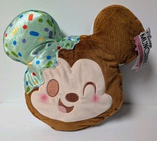 Disney Munchlings Mint Chocolate Ice Cream Sandwich Plush Mickey Mouse 9" Pillow