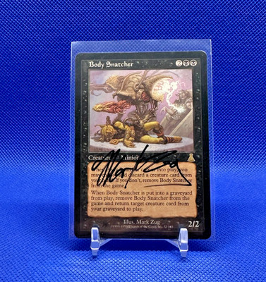 Magic the Gathering Body Snatcher Urza's Destiny Signed by Artist MTG Card LP
