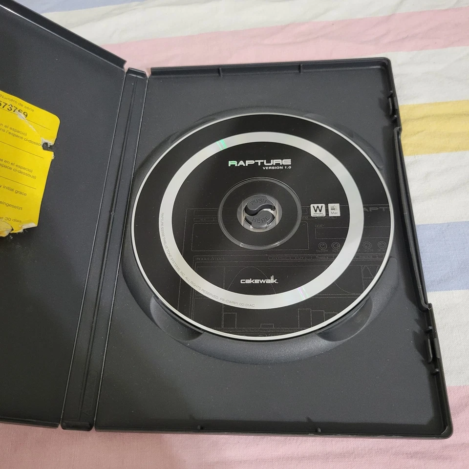 Cakewalk Rapture Version 1.0 VSTi Synth Software Disc PC/Mac Audio Plugin - Image 3 of 4