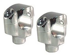 V-Factor 41002 Chrome 1-1/2" Tall Risers for 1-1/4" Handlebars for FXSTC
