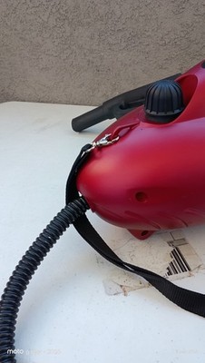 Monster Flex S5 Red Canister Steam Cleaner Corded Portable Compact Hose Handle