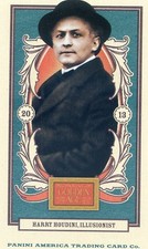2013 Panini Golden Age MINI AMERICAN CARAMELS BLUE #25 HARRY HOUDINI ILLUSIONIST