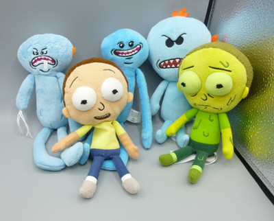 Konvolut 5 Rick & Morty weiche Plüschtiere Toxic Morty Mr. Meeseeks