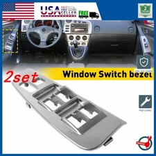 2x Switch Door Panel Window Control Bezel CoverLH for Toyota Matrix Pontiac Vibe