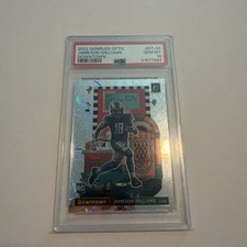 2022 Panini Donruss Optic - Downtown Jameson Williams #DT-JW (RC) PSA 10