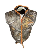 Realtree Camo Hunting Vest Men’s L Reversible Black Xtra Pattern Outdoor Gear 19