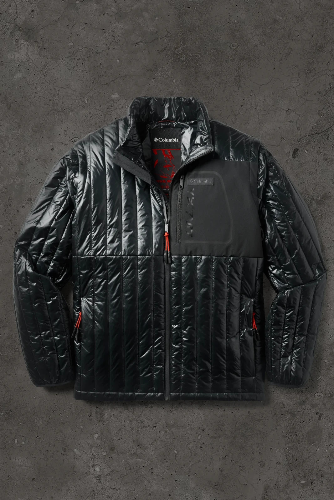 NEW Columbia Star Wars Darth Vader Convertible Jacket Men’s Black 2-in-1