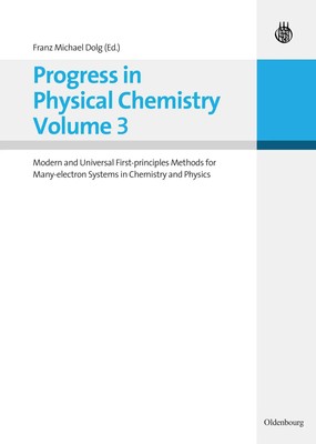 Franz Michael Dolg | Progress in Physical Chemistry Volume 3 | Buch | Englisch