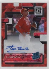 2022 Panini Donruss Optic Red Cracked Ice Prizm 2/25 Alejo Lopez Auto 0s8i