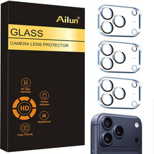 3 Pack Camera Lens Protector for Iphone 17 Pro,Tempered Glass,9H Hardness,Ult...