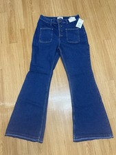 NWT Wrangler High-Rise Fierce Flare Button Fly Jeans Size 12 31x32  