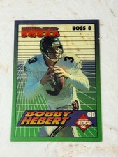 BOBBY HEBERT - 1994 COLLECTORS EDGE FOOTBALL THE BOSS SQUAD CLEAR INSERT CARD