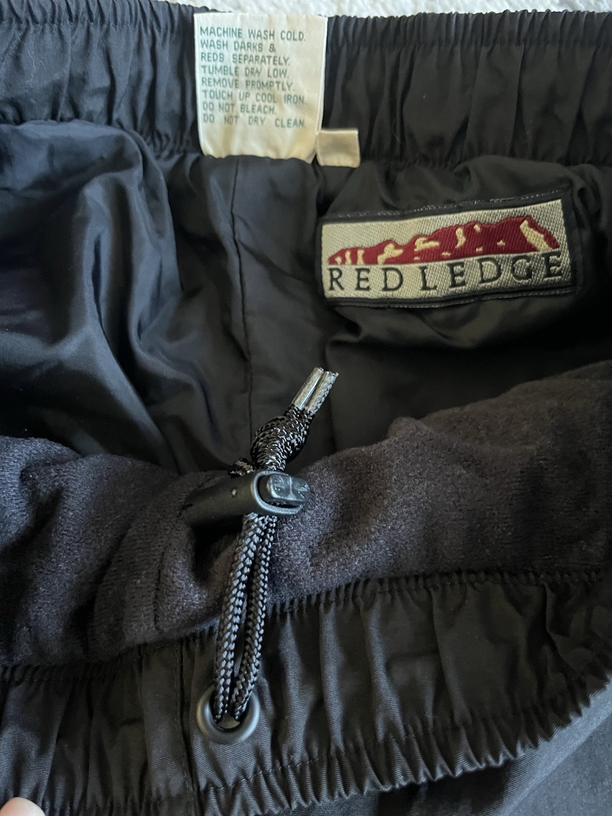 Red Ledge Pants Black Rain Pullon Shell Womens M - image 7