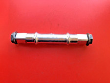 VINTAGE CAMPAGNOLO BOTTOM BRACKET COTTERED AXLE 68-SPC,110MM LONG-EXC CON +BOLTS