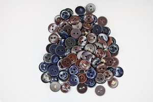 Boy Scouts of America Replacement Buttons Blue Brown Modern Vintage Lot of 100