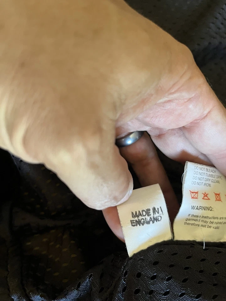 Chaqueta blindada de cuero para moto Frank Thomas para hombre Foto 4 de 4