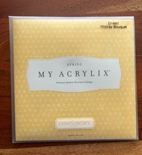 Close to My Heart My Acrylix D1491 Hooray Bouquet Floral Birthday Stamp Set