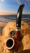 Pfeife-Pipe-Mastro-de-Paja- Fatta-a-Mano-3.A-S-Italy-9mm- beraucht