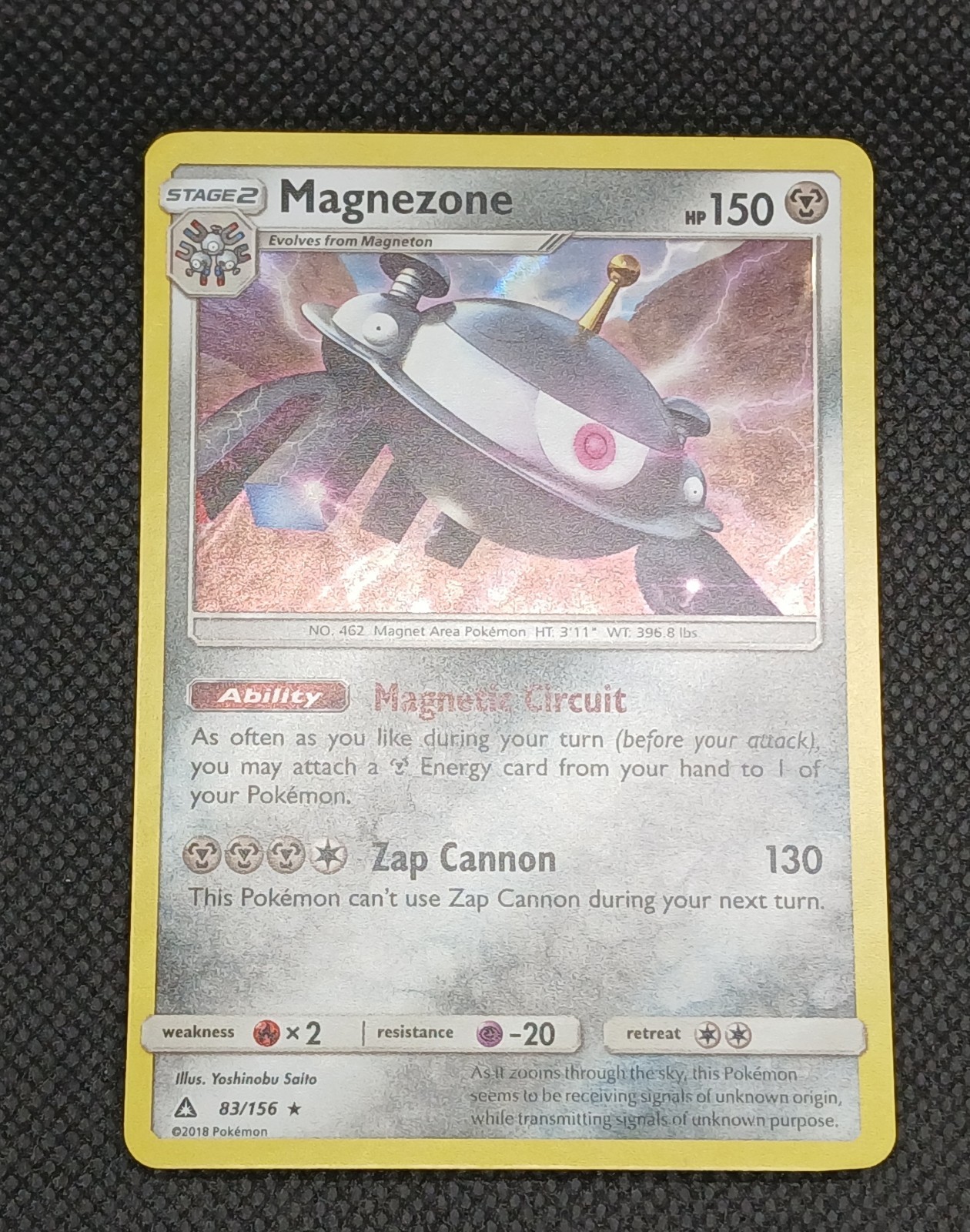 Pokémon Magnezone Holo Rare 83/156 Ultra Prism  LP