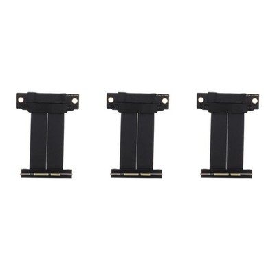  Set of 3 Grafikkarten Kabel PCIe Riser Card -Erweiterung -Kartenadapter