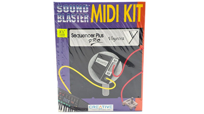 Creative Labs Sound Bolster MIDI Kit Sequencer Plus Pro Brand New Sealed