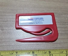 Vintage Coleman Cable & Wire Company Advertising Plastic Letter Opener