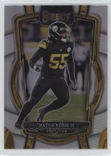 2022 Panini Select Club Level Silver Prizm Devin Bush II #218 15ej