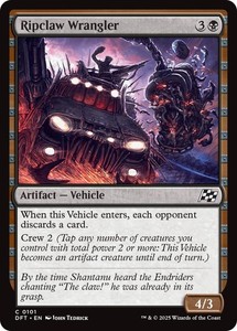 Ripclaw Wrangler #101 Aetherdrift (DFT) Common