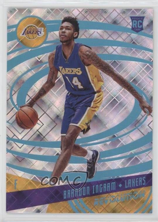 2016 Panini Revolution Rookies Cosmic 42/100 Brandon Ingram #118 Rookie RC 4f5