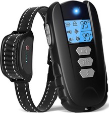 Dog Training Collar Remote Waterproof Adjustable Shock Beep Vibration