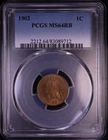 1902 Indian Head Cent 1¢ - PCGS MS 64 RB