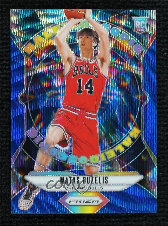 2024-25 Panini Prizm Kaleidoscopic Blue Wave 79/175 Matas Buzelis #27 1k9t