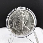 1987 American Silver Eagle 1 oz .999 Fine Silver Luster 2nd Year Issue
