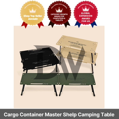 Cargo Container Master Shelp Camping Table,  2Colors(2ea)/Express/Genuine