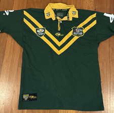 VIntage 2006 AUSTRALIA Kangaroos Playstation Rugby League Jersey Shirt XL/XXL