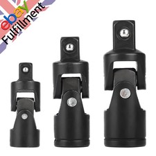 1/4 3/8 1/2in Drive Swivel Impact Universal Joint Socket Set Adapter Tool Set