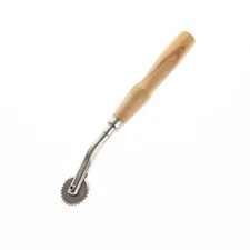 Premium Quality Dentate Tracer with Wood Handle - 5.5” / 14cm