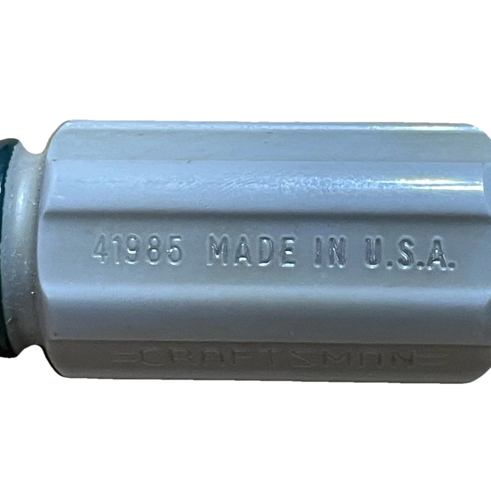 Vintage Craftsman 9mm Nut Driver 41985 Hollow Shaft Made In USA Tool NOS New - Image 3 of 4