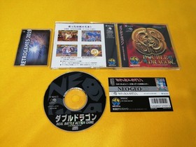 NEO GEO CD DOUBLE DRAGON NEOGEO  SPINE CARD