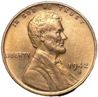 1942-S Lincoln Wheat Cent BU (RB) Uncirculated San Francisco Mint Penny