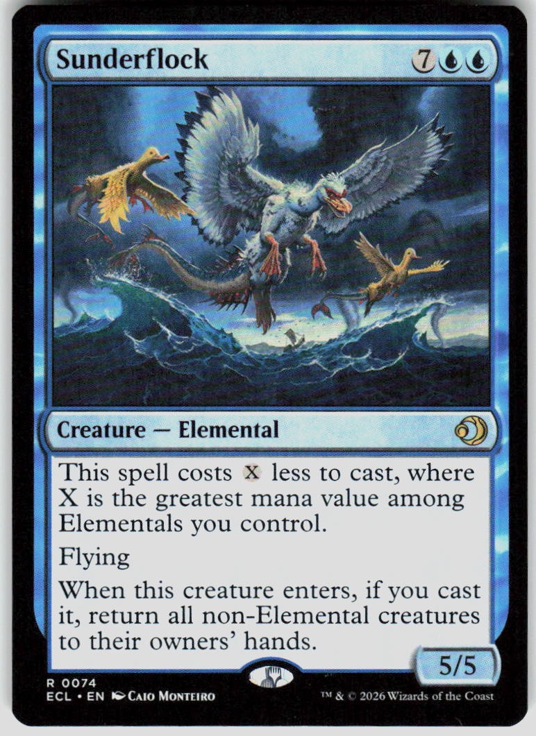 Sunderflock 74 Lorwyn Eclipsed Magic the Gathering