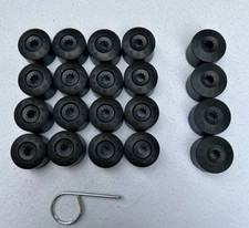 Genuine VW Volkswagen Engraved Alloy Wheel Bolt Cap Covers 17mm + Locking + Tool