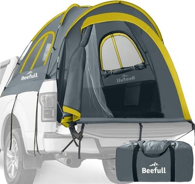 Pickup Truck Tent PU2000mm for 5.5-6.0ft Portable Truck Bed Tent with Rainfly