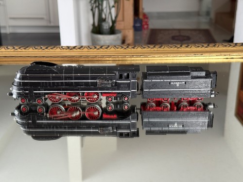 MÄRKLIN SK 800 (3007) N14 Dampflokomotive, Guß, nach Koll. ca. 1949, Blechklappe | Condition: Gebraucht