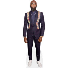 Malcolm Jenkins (Black Suit) Life Size Cutout